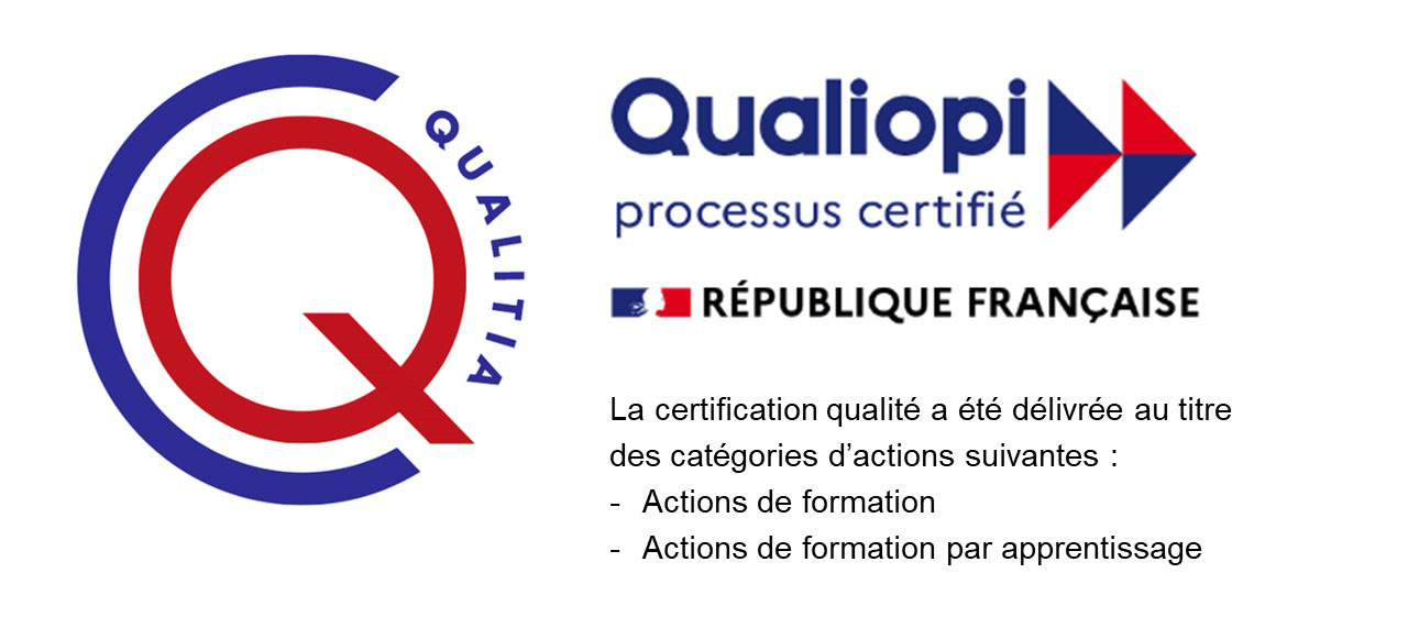 Logo de la certification officielle Qualiopi